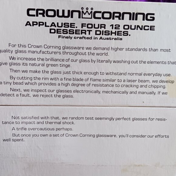 Time for the Sweet Stuff! New In Box Vintage Dessert Dishes - Picture 4 of 6